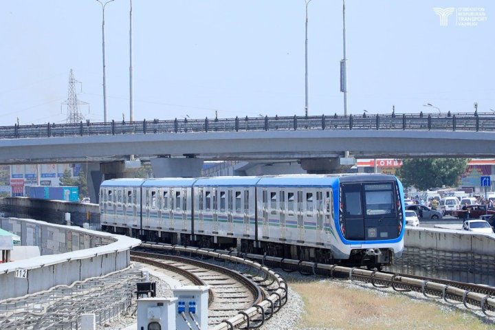 Часть наземной линии Ташкентского метро закрыли на ремонт