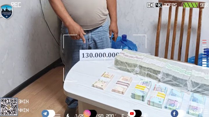 Житель Кашкадарьи задержан при получении 130 млн сумов