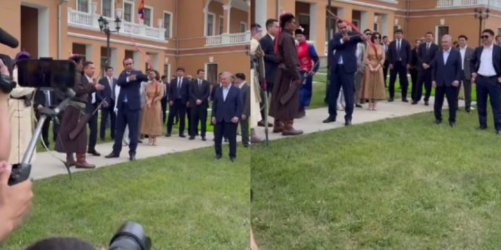 Министр культуры Узбекистана пострелял из лука в Монголии — видео