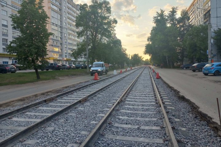 Строительство BRT в Ташкенте обнажило забытые трамвайные пути