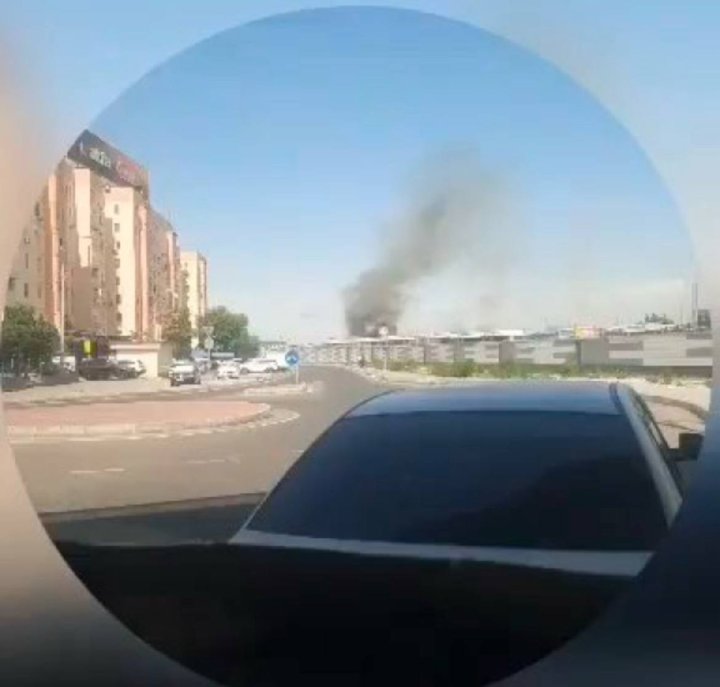 Бытовые отходы загорелись на территории Бектемирского района