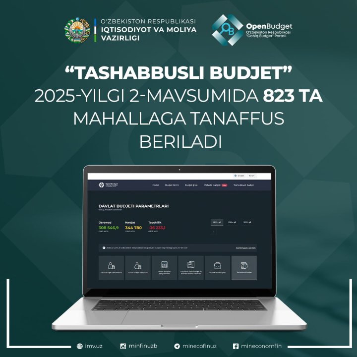 В Узбекистане стартовал 2-й сезон «Инициативного бюджета»