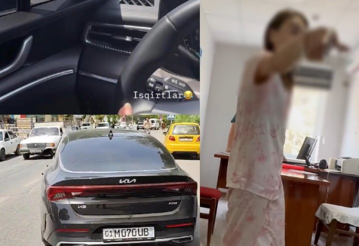 В Сурхандарье водительница автомобиля «KIA» неоднократно оскорбляла сотрудников ДПС, возбуждено уголовное дело