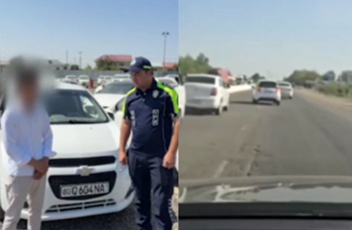 Король дорог больше не сможет осматривать свои владения: В Бухаре лишили водительских прав очередного дорожного хулигана