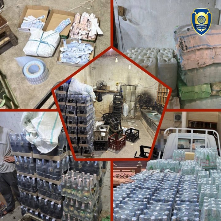 Житель Шахрисабза наладил производство алкоголя в собственном доме