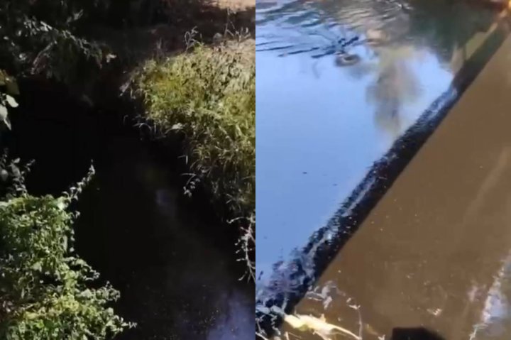 В Андижанской области в один из водоканалов утекла нефть — видео