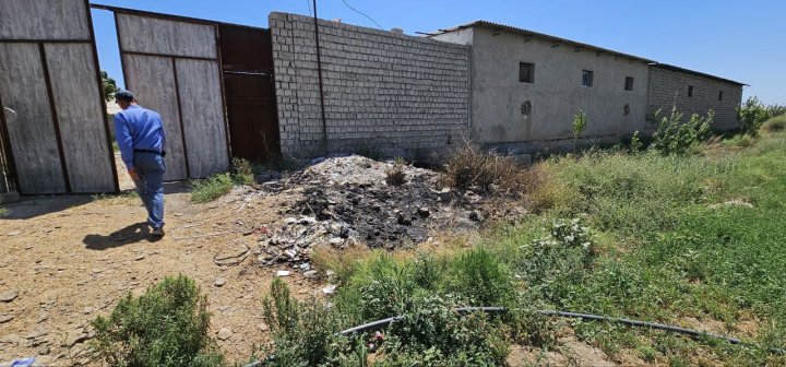 Житель Карши сжигал строительный мусор и теперь заплатит штраф