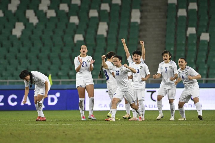 Женская сборная Узбекистана достигла исторического результата