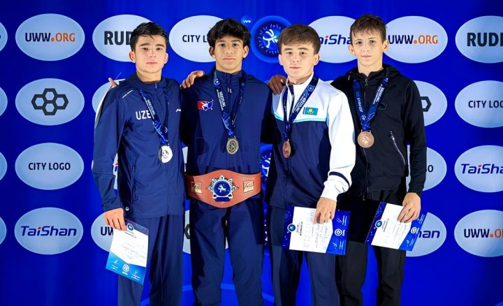 Узбекистан завоевал 9 медалей на ЧМ по борьбе U-17 в Греции