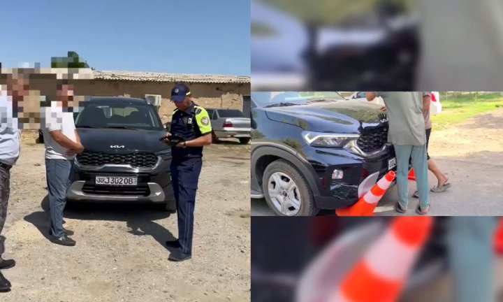 В Самарканде водителя «KIA Sonet» на 2 года лишили водительских прав