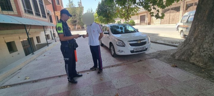В Самарканде водитель автомобиля «Cobalt» грубо нарушил ПДД и был наказан