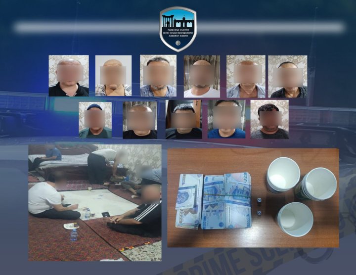 В Коканде мужчина организовал в своём доме игру в кости на деньги