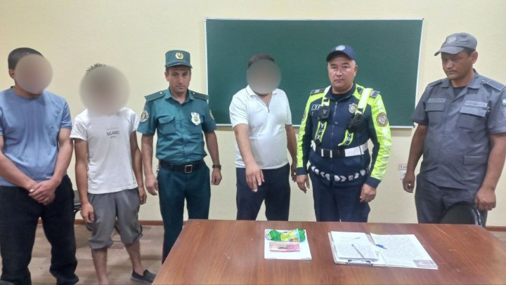 В Самарканде у водителя автомобиля «Lacetti» выявили наркотики