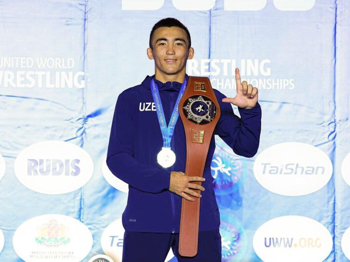 Борец Халмаханов принес Узбекистану золото ЧМ в Болгарии