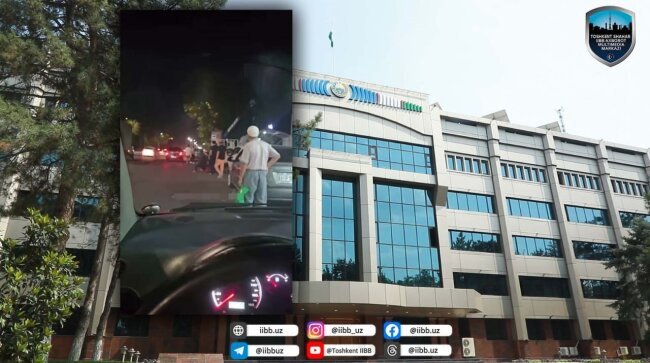 В Ташкенте двое нетрезвых мужчин сопротивлялись сотрудникам ОВД