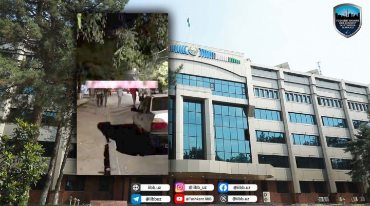 Палка с гвоздями как оружие: Водитель автомобиля «Tracker» в Ташкенте устроил уличное представление