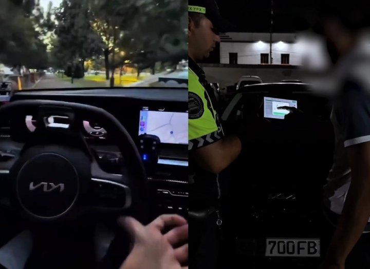 Грубого нарушителя ПДД на «KIA» из Намангана могут лишить водительских прав