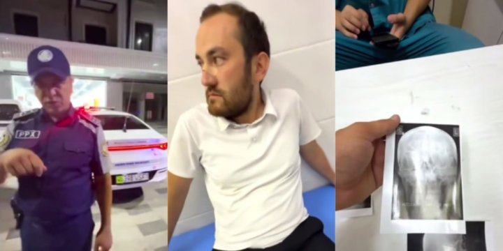 В Фергане произошел скандал между сотрудником правоохранительных органов и гражданином