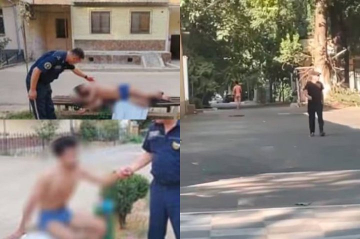 19-летний парень разгуливал по Ташкенту в обнажённом виде — видео