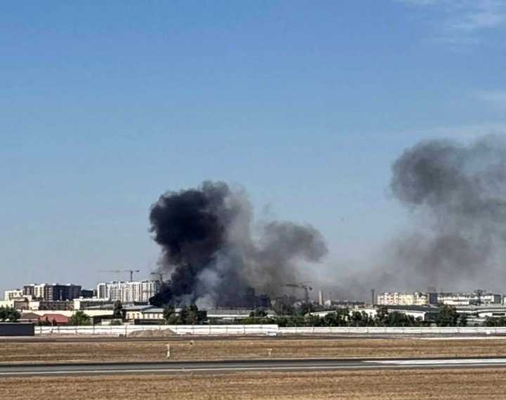 В Мирабадском районе Ташкента вспыхнул пожар