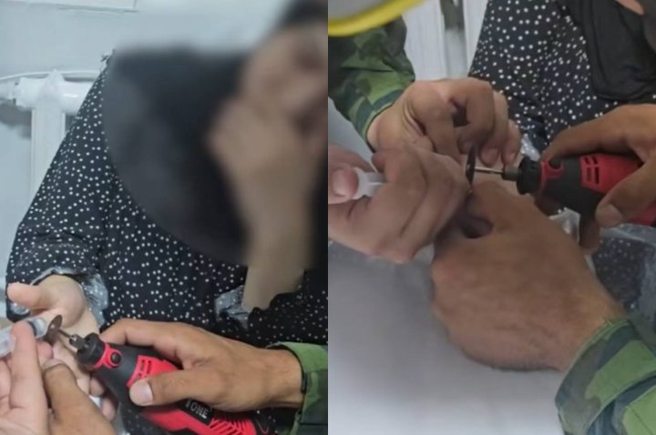 В Ташкенте спасатели помогли женщине снять застрявшее кольцо — видео