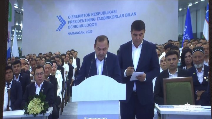 Наманганский предприниматель рассказал президенту, как разбогател на текстиле