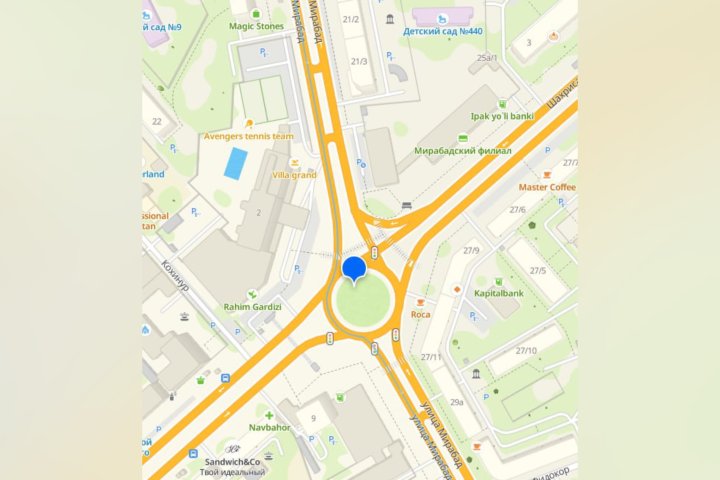 Toshkentdagi "Grand Mir" mehmonxonasi yaqinidagi chorrahada transport harakati tiklandi