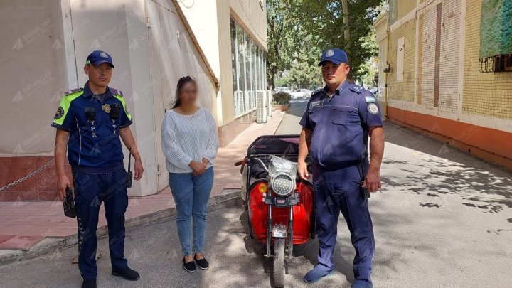 В Ташкенте привлечена к ответственности водительница скутера