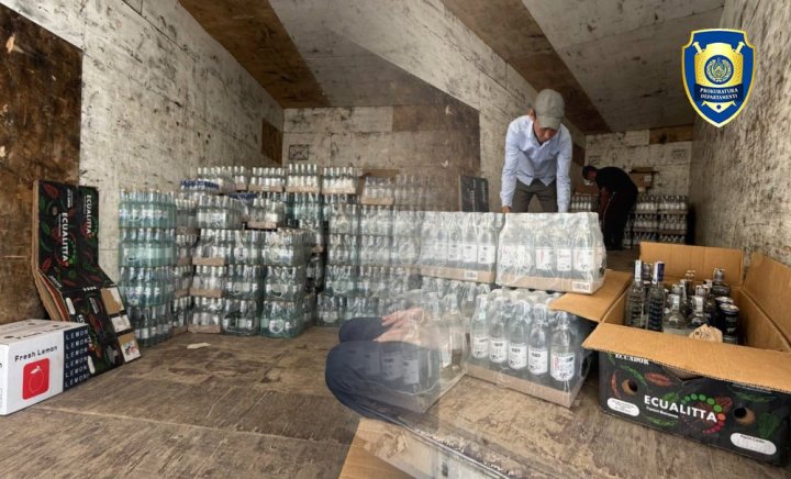 Огромную партию палёной водки выявили в одном из магазином Самаркандской области