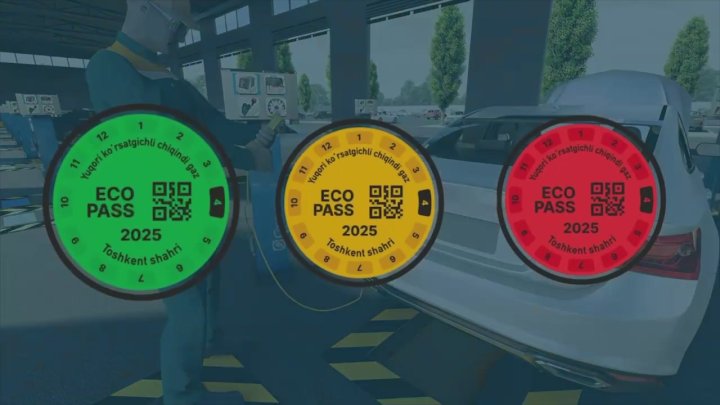 Стало известно, когда в Ташкенте введут экостикеры
