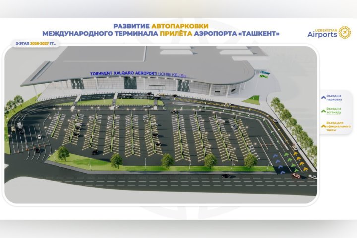 Такси-беспредел в прошлом: Аэропорт Ташкента перестраивает привокзальную зону
