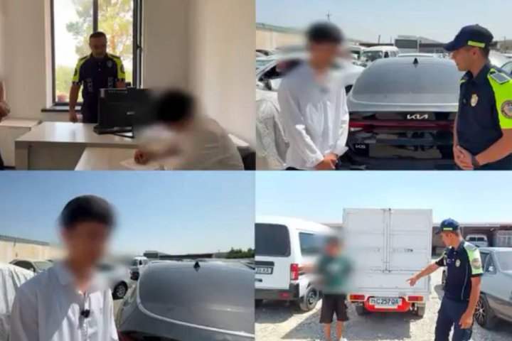 В Термезе несовершеннолетний без разрешения взял автомобиль своего отца и сел за руль без водительских прав