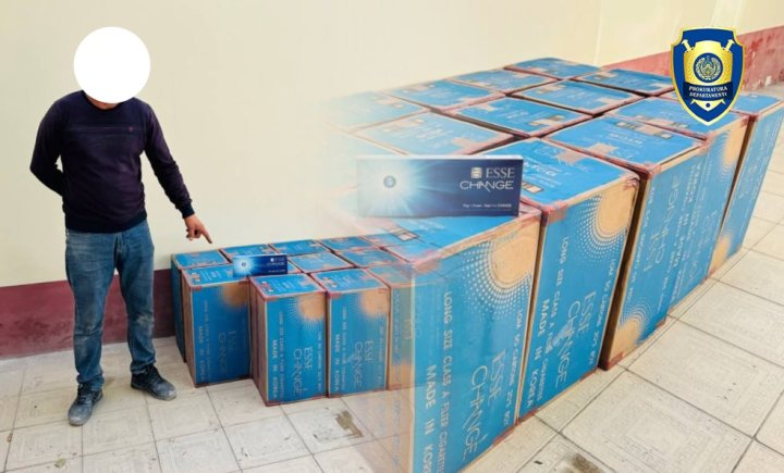Крупную партию сигарет изъяли из оборота в Риштане, в момент контрабанды из Кыргызстана
