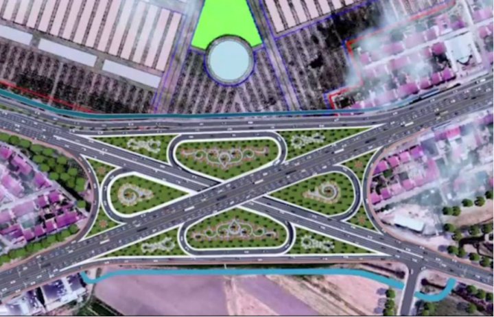 В Ташкенте перекрыт участок кольцевой дороги в направлении Нурафшана