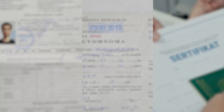 Житель Термеза за деньги изготовил 18 фальшивых водительских удостоверений