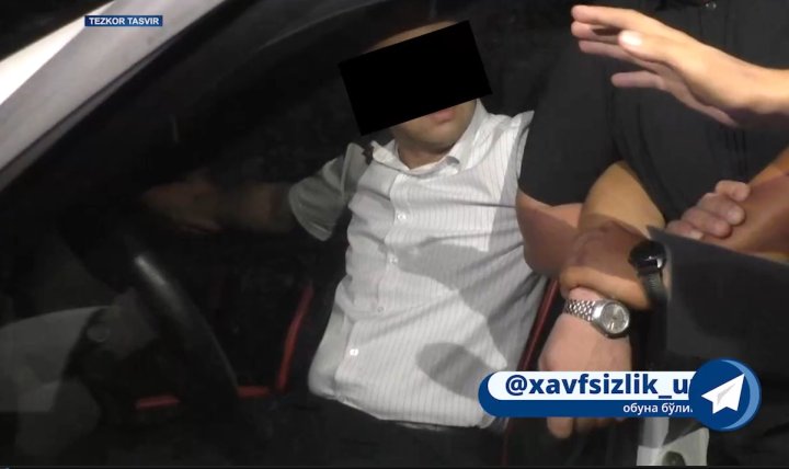 В Ангрене следователь органов внутренних дел задержан при получении 5 тыс. долларов США