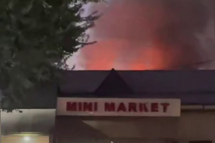 В Яшнабадском районе Ташкента произошёл пожар в кафе — видео