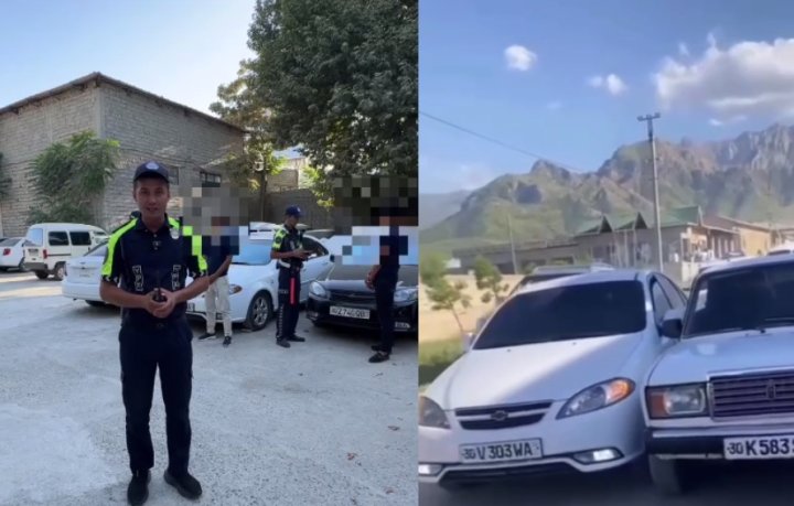 В Самарканде массово лишают водительских прав участников дорожного беспредела на свадьбах