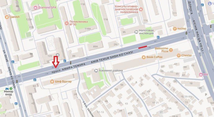 В центре Ташкента произошли очередные изменения в схеме движения