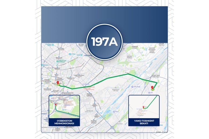Дорога в «Новый Ташкент»: В столице запустили новый автобусный маршрут №197