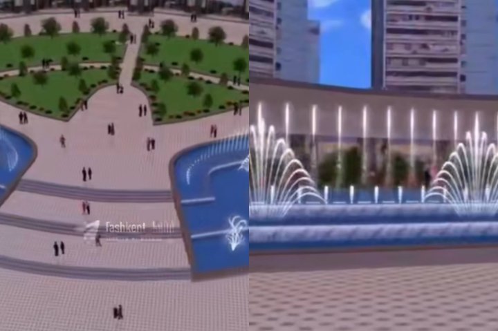 LED-экраны и светомузыкальные фонтаны: Площадь Хамида Алимджана в Ташкенте ждёт преображение