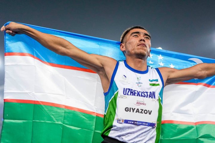 Паралимпийская сборная Узбекистана завоевала 12 медалей по итогам чемпионата мира в Индии