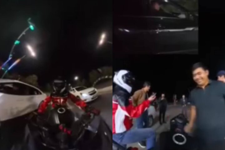 В Карши ночная гонка на Gentra и мотоцикле обернулась арестом и миллионными штрафами