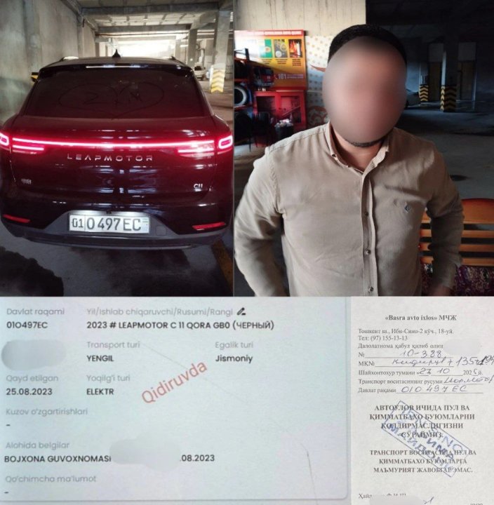 В Ташкенте задержан водитель, не подчинившийся законному требованию сотрудника ДПС