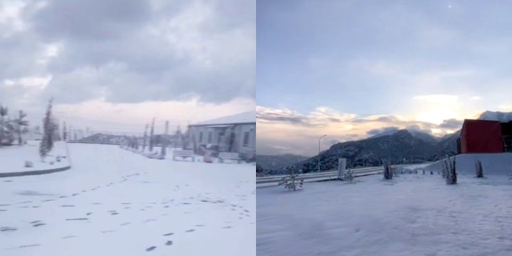 В Узбекистане выпал первый снег