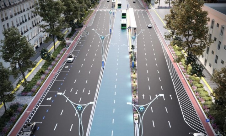 7-oktabrdan Toshkentning Shota Rustaveli ko‘chasida markaziy avtobus yo‘lagi ishga tushiriladi