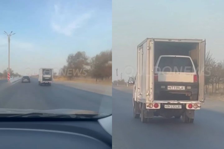 В Узбекистане замечен автомобиль-матрёшка