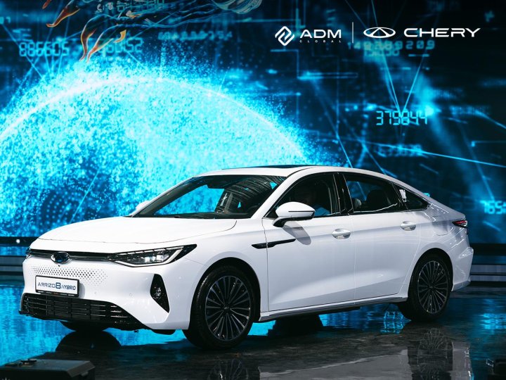 ADM Global представили новый флагманский седан Сhery Arrizo 8 Hybrid