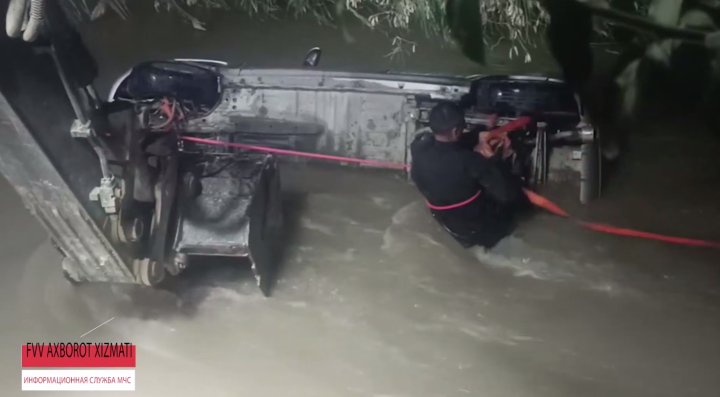 В Бухарской области водитель утопил свой автомобиль «Matiz» в канале