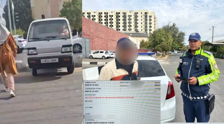 «Damas», который мечтал стать пешеходом: В Ташкенте наказали водителя мини-грузовика